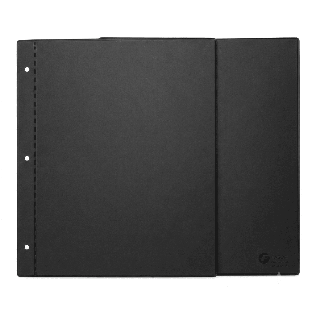Álbum de fotos con pasta separable negro tamaño carta, fabricado en Colombia - Paperfas
